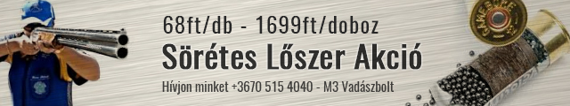 Olcsó, akciós sportlőszer, korongozáshoz. M3 Vadászbolt +3670 515 4040