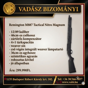 Remington M887 Tactical Nitro Magnum