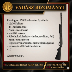 Remington 870 Fieldmaster Synthetic