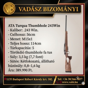 ATA Turqua Thumbhole 243Win