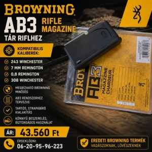 BROWNING AB3 243 W. 7MM-08REM,308W