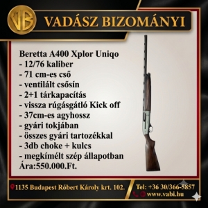 Beretta Uniqo 400 Xplor