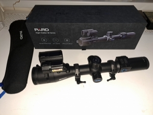 PARD Night Stalker 4K 70mm LRF �jjell�t� (magyar garanci�lis) + oldhat� ac�l szerel�k + 3450mAh extra akku